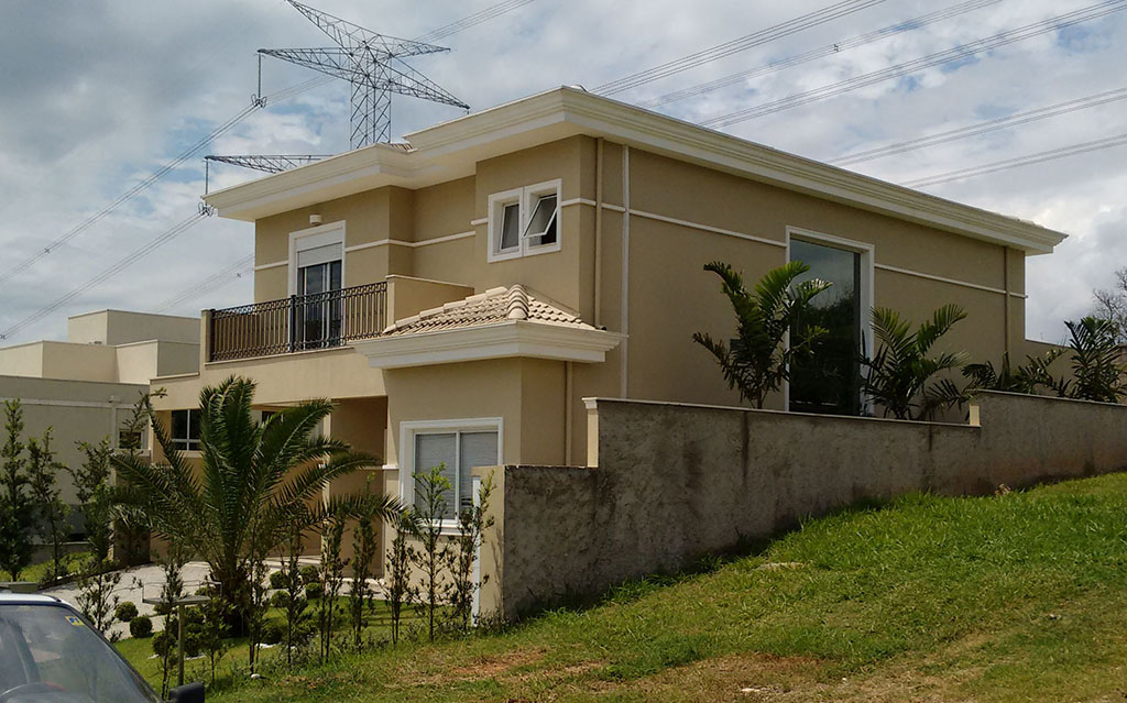 Molduras concreto leve arquitetura